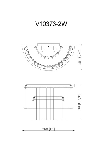 Светильник настенный Moderli Avista V10373-2W фото 7