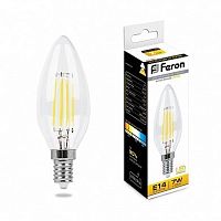 Лампа светодиодная Feron 7W 230V E14 2700K, LB-66 25726