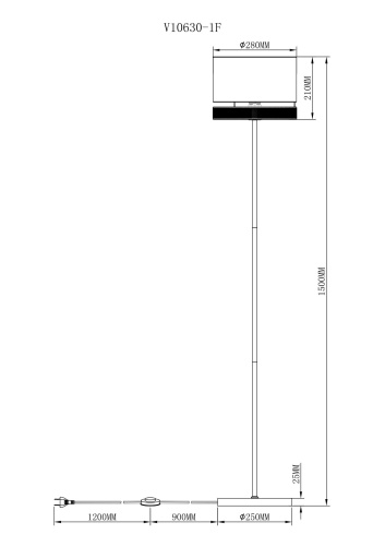 Торшер Moderli V10630-1F Gela фото 6