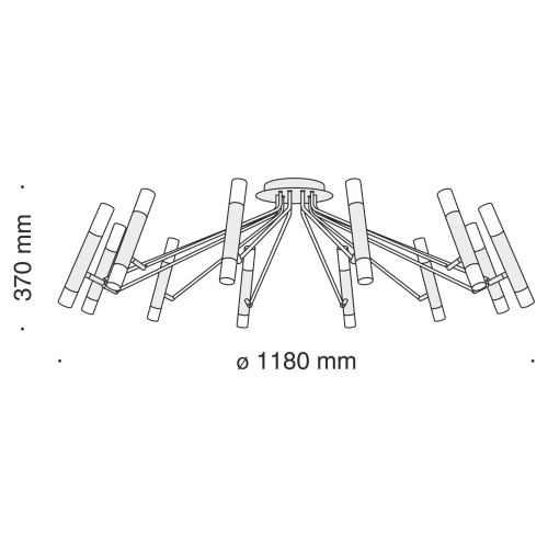 Потолочный светильник Vigo MOD620CL-24B фото 4