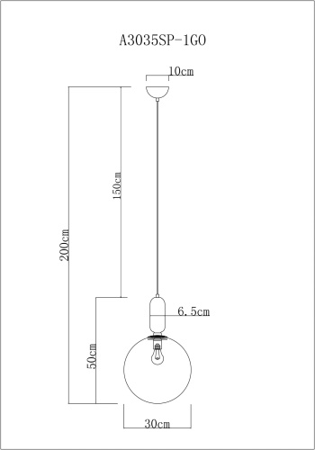 Подвесной светильник Arte Lamp BOLLA-SOLA A3035SP-1GO фото 10