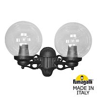 Светильник уличный настенный Fumagalli GLOBE 250 черный, прозрачный G25.141.000.AXF1R