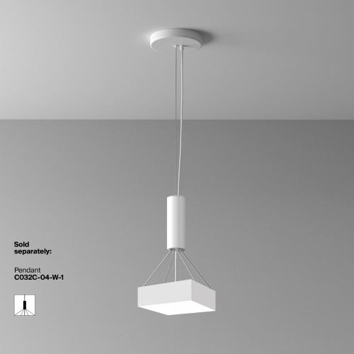 Потолочный светильник Maytoni Technical C032CL-24W4K-SQ-W фото 4