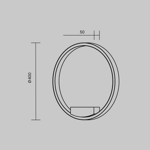 Настенный светильник (бра) Maytoni Rim MOD058WL-L25WK фото 6