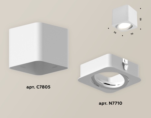 Комплект накладного светильника Ambrella Techno XS7805010 фото 4