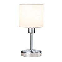 Настольный светильник Escada Denver 1109/1 E14*40W Chrome/Beige