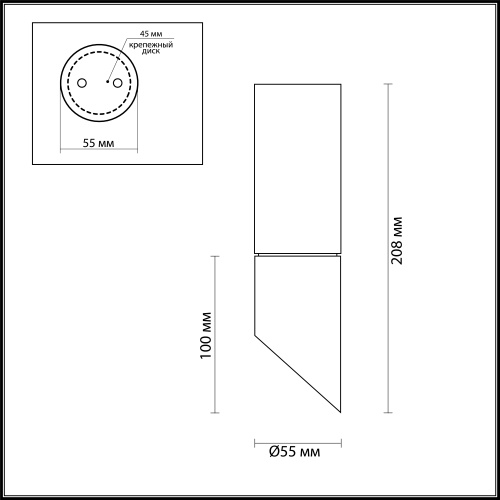 Потолочный светильник Odeon Light PRODY 4209/1C фото 6