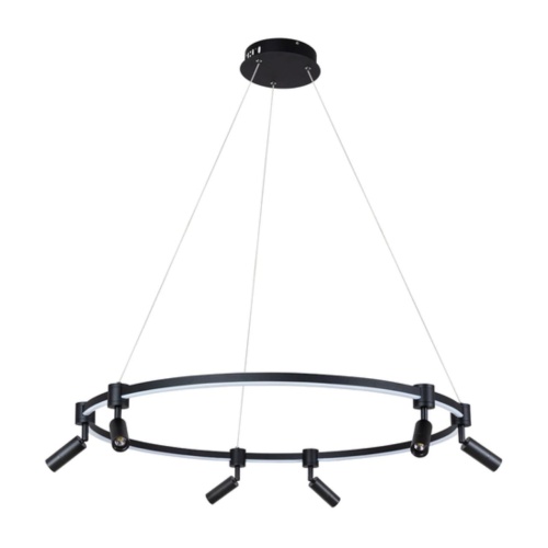 Подвесная люстра Arte Lamp RING A2186SP-1BK фото 2