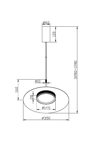 Подвесной светильник Maytoni El MOD041PL-L15B3K1 фото 7