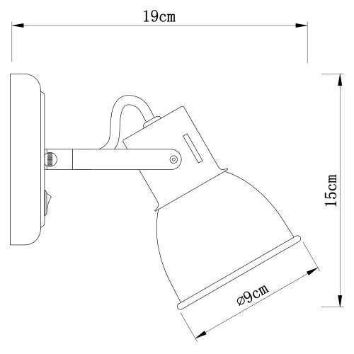 Бра Arte Lamp A1677 A1677AP-1WH фото 5