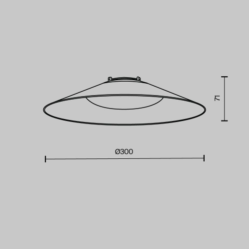 Подвесной светильник Maytoni Campana Parity TR127B-12W4K-W, белый фото 10