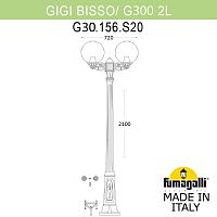 Светильник уличный наземный FUMAGALLI GLOBE 300 G30.156.S20.AXF1R