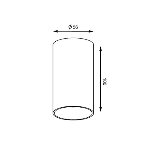 Точечный светильник Zumaline TUBA SL 1 WHITE 92679 фото 3