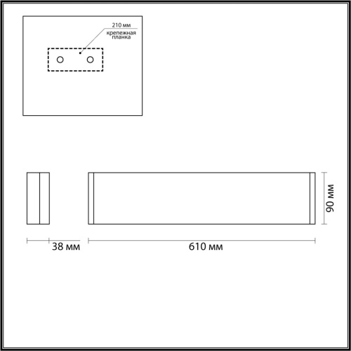 Настенный светильник Odeon Light HIGHTECH 4295/20WL фото 3