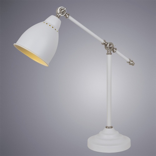 Настольная лампа Arte Lamp Braccio A2054LT-1WH фото 3