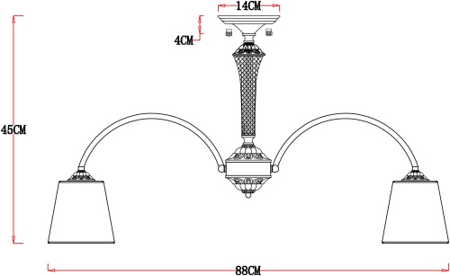 Люстра Arte Lamp GRACIE A7301PL-8PB фото 9