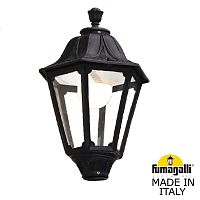 Уличный фонарь на столб FUMAGALLI NOEMI черный, прозрачный E35.000.000.AXH27