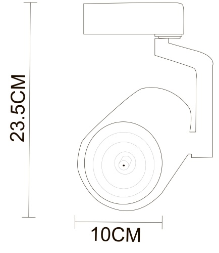 Трековый светильник Arte Lamp Traccia A2330PL-1BK фото 7