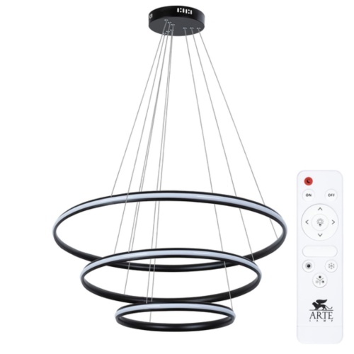 Подвесная люстра Arte Lamp MERIDIANA A2198SP-3BK фото 2