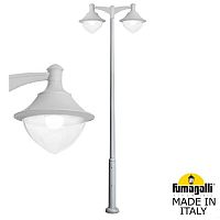 Парковый фонарь FUMAGALLI EKTOR 4000/MIDIPILAR/VIVI 2L LED-HIP серый, прозрачный V50.372.A20.LXH27