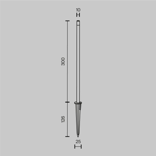 Ландшафтный светильник Maytoni Spear O441FL-L1GF3K фото 10