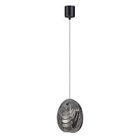 Подвес Odeon Light MODERN ODL24 295 MUSSELS черный/дымчатый/металл/стекло G9 1*40W  5038/1